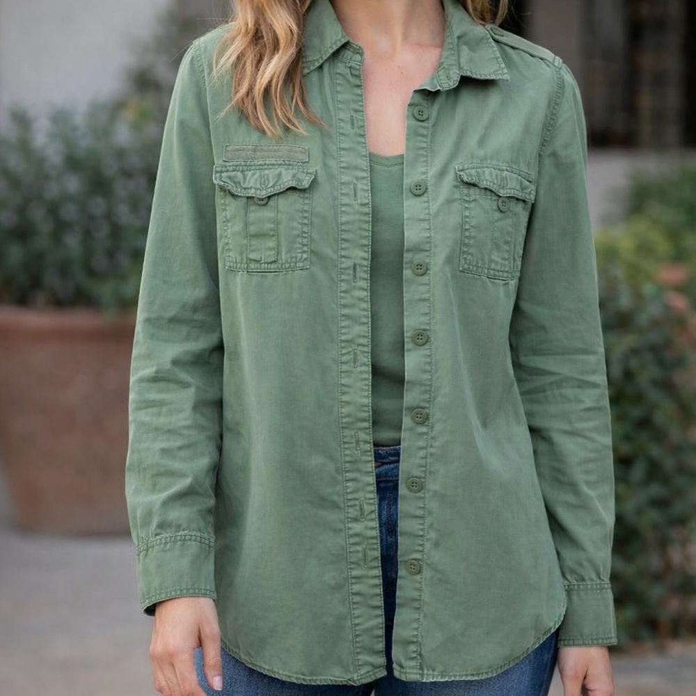Sound & Matter Green Utility Shirt